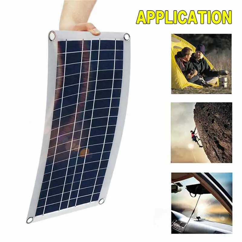 

50W 12V Solar Panel Power Bank USB Charge Voltage Controller Regulator Energy saving and environmental protection
