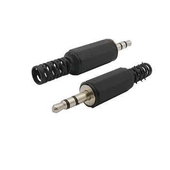 10 шт. 3,5 мм разъем для наушников разъемы 3,5 мм штекер стерео аудио припой для наушников кабель-удлинитель в комплект поставки входит адаптер 3...