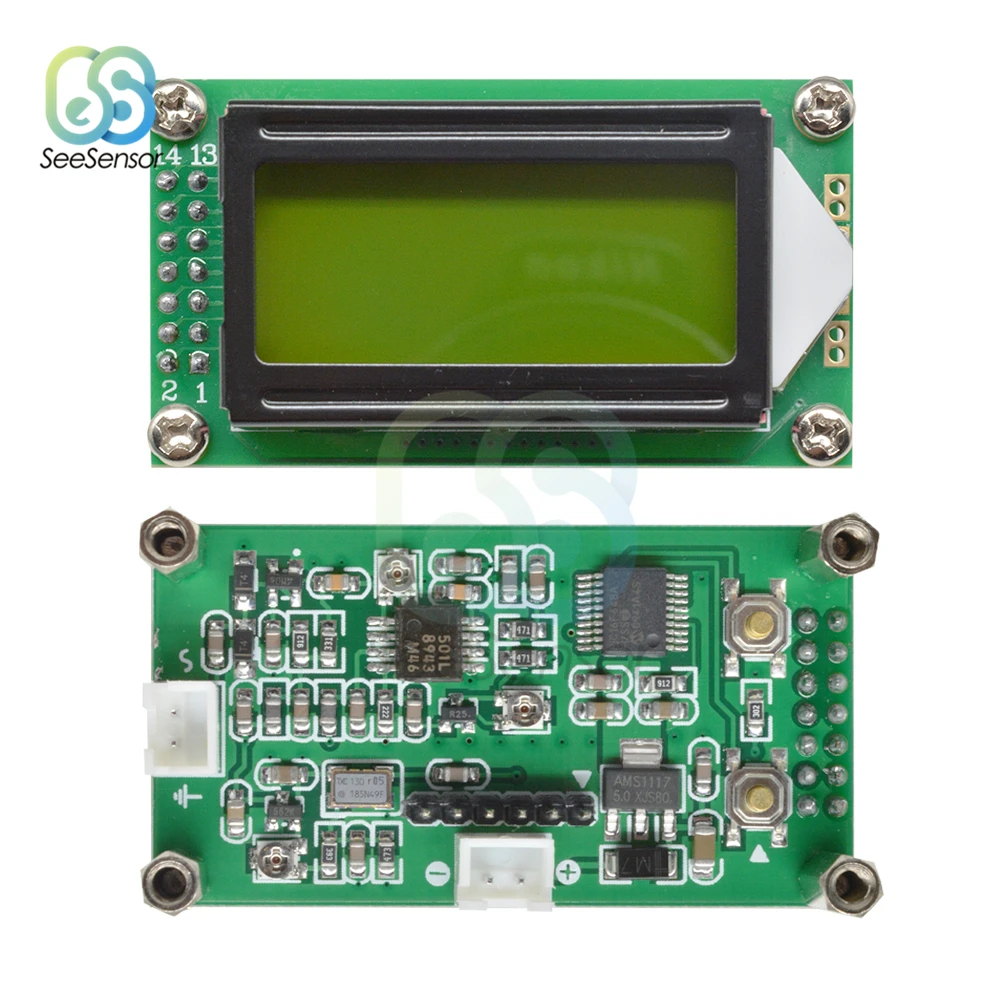 1MHz-1.2GHz RF Frequency Counter Tester PLJ-0802-E Digital LCD screen display Meter Ham Radio DC 9-12V frequency counter tester frequency meter