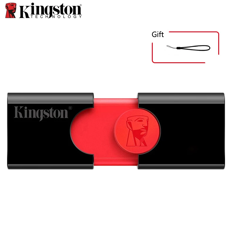 Kingston USB флэш-накопитель DT106 Флешка 256 ГБ USB 3,1 type-A USB 3,0 карта памяти до 130 Мб/с Флешка u-диск - Цвет: B-DT106-256G