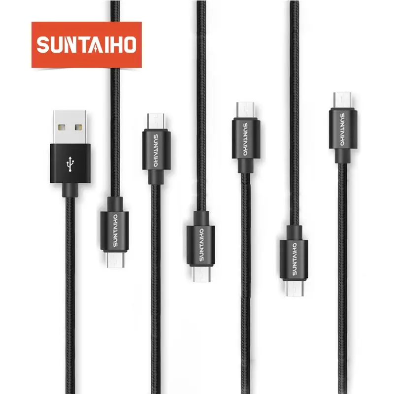 Кабель Micro USB 5 шт. в упаковке 2 4 А нейлоновый кабель для быстрой зарядки и передачи