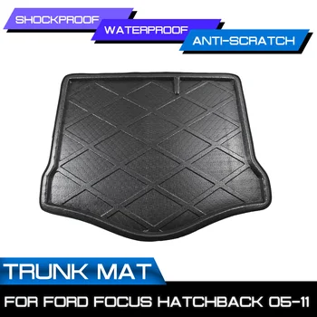 

Car Rear Trunk Boot Mat Waterproof Floor Mats Carpet Anti Mud Tray Cargo Liner For Ford Focus Hatchback 2005-2011