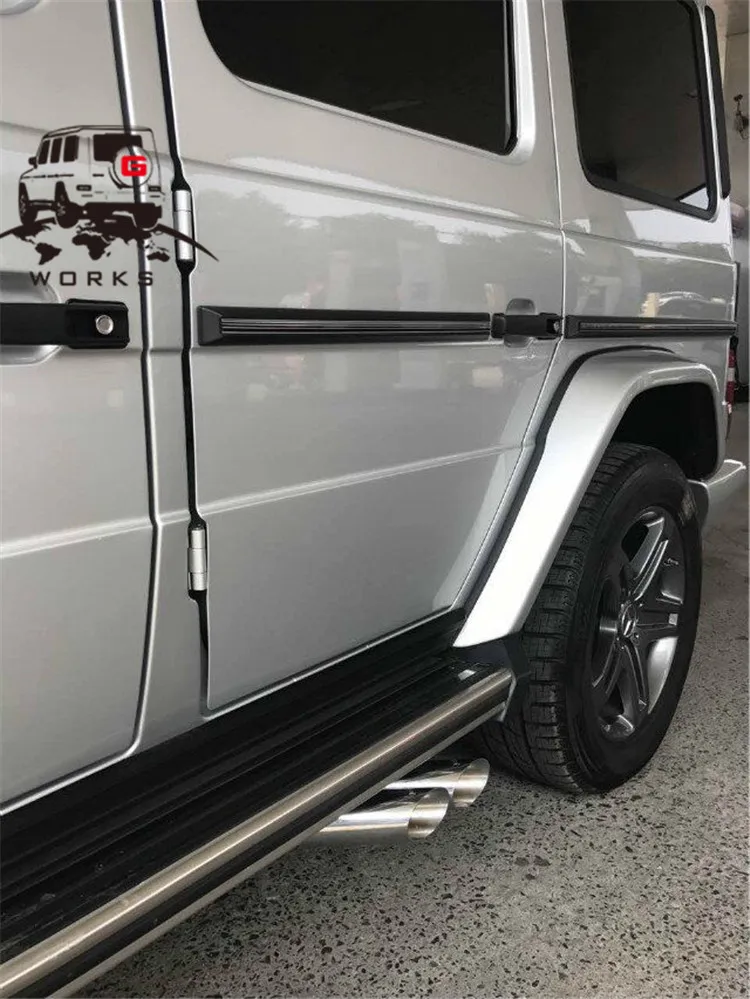 G класс W463 G350D B Стиль выхлопные наконечники для W463 G350D глушитель наконечники концевые трубы 1990-2015y