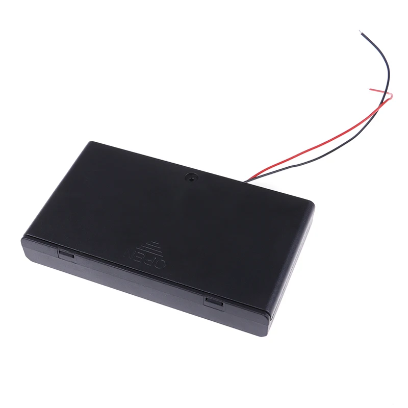 On/off 8x1.5V 12V 8AA 2A Battery Case Storage Box 8 AA Battery Holder With Switch Wire Leads Diy 8 Slot AA 8XAA 8 X AA afbeelding
