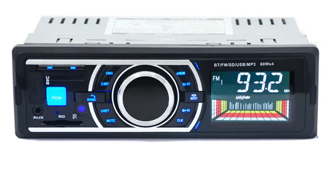 20 шт. автомобильный Радио Bluetooth автомобильный стерео аудио плеер в тире Один Din Mp3 плеер USB MP3 MMC WMA радио плеер 6203