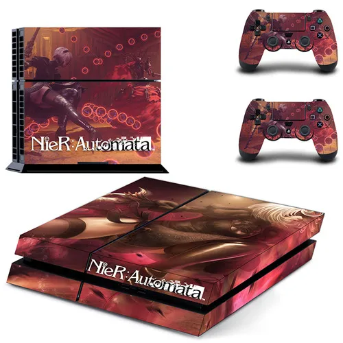 QPTM0193 NieR Automata полное покрытие лицевые панели наклейка для PS4 Наклейка для playstation 4 консоль и контроллеры наклейка для PS4 виниловая наклейка - Цвет: QPTM0193