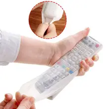 Четыре размера дистанционный чехол для пульта силиконовый прозрачный ТВ чехол для пульта дистанционного управления Кондиционер защита от пыли сумка для хранения