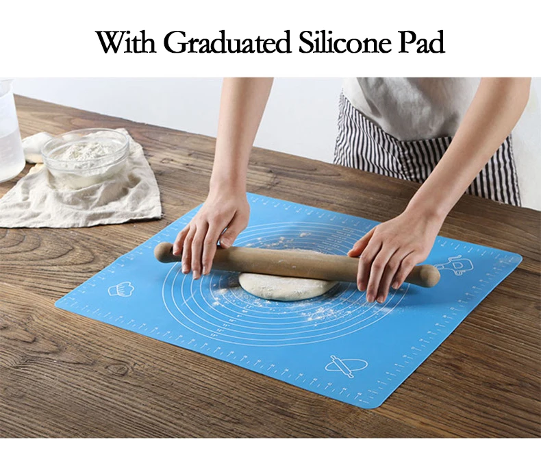 Антипригарная силиконовая прокладка для выпечки тесто для пиццы кондитерские изделия кухонный гаджет инструменты для приготовления пищи посуда DIY противень аксессуары