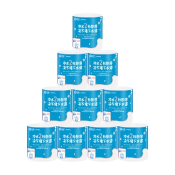 

10Pcs/set Toilet Paper Rolls Household Water-Soluble Disposable Bathroom Toilet Paper Paper Tissue Blotting Paper dropshiping