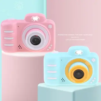 

2.4" Large Screen Mini Kids Digital Camera 1080P Dual Lens Sports Video Camera Children Birthday Gift 16G Memory Card