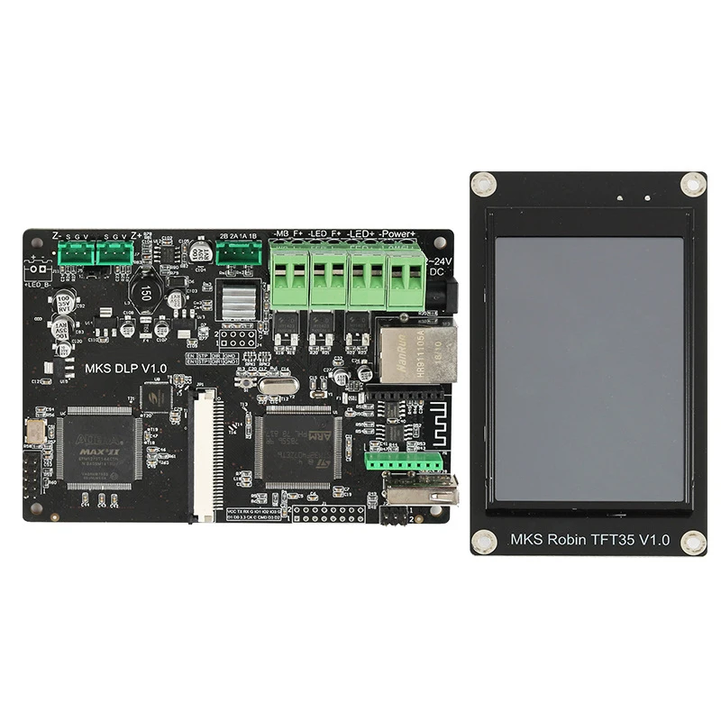 

Light Curing 3D Printer Main Control Board + TFT35 Full Color Contact Screen MKS DLP Software and Hardware Open Source