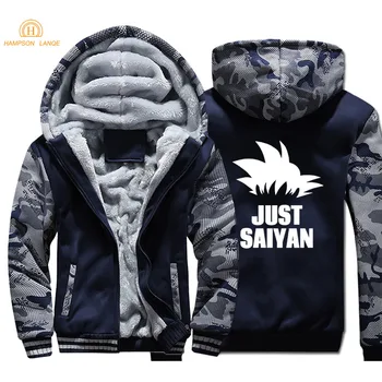 

Japan Anime Dragonball Z Just Super sai yan Men Hoodies 2020 New Style Men's Sportswear Winter Warm Jackets Coat Harajuku Hooded