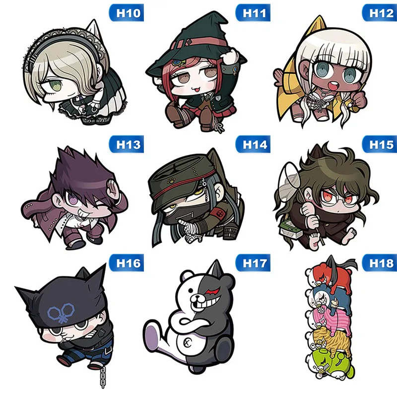 Аниме игра Danganronpa V3 мультфильм брелок Рисунок акриловый двухсторонний прозрачный кулон лучший друг ювелирные изделия фанатов подарок