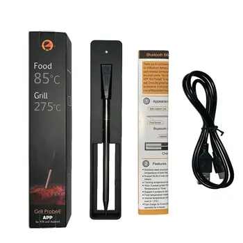 

1Pc Barbecue Smoker Stainless Steel Thermometer Temperature Gauge Barbecue Smoker Thermometer Kitchen Tool Accessories