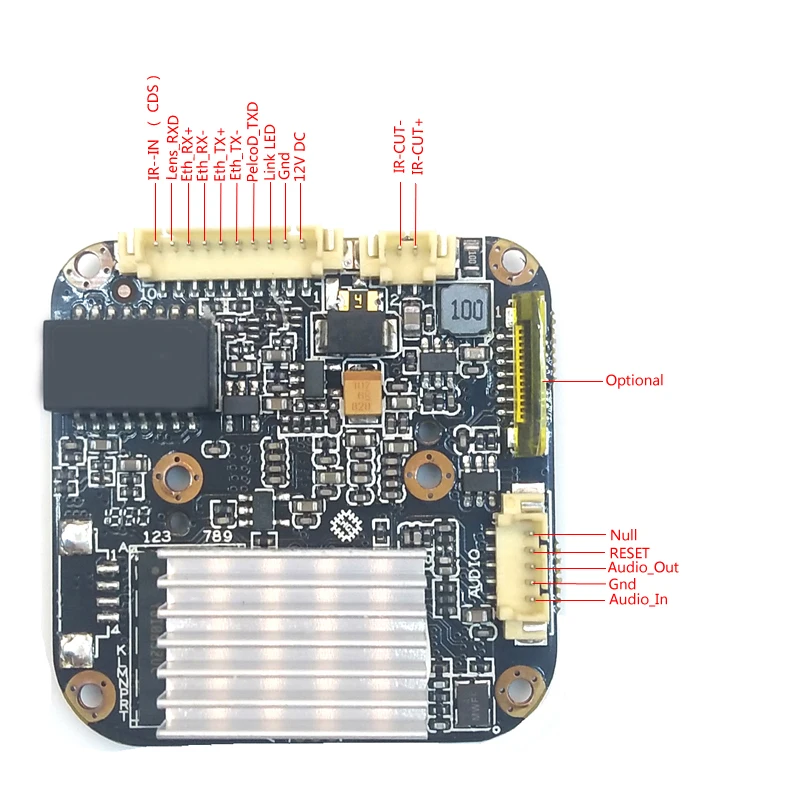 CCDCAM 1080P в режиме реального времени HD 2MP ip-камера 1/2. " CMOS IMX327+ Hisilicon 3516CV300 2 мегапикселя CCTV камера модуль Плата