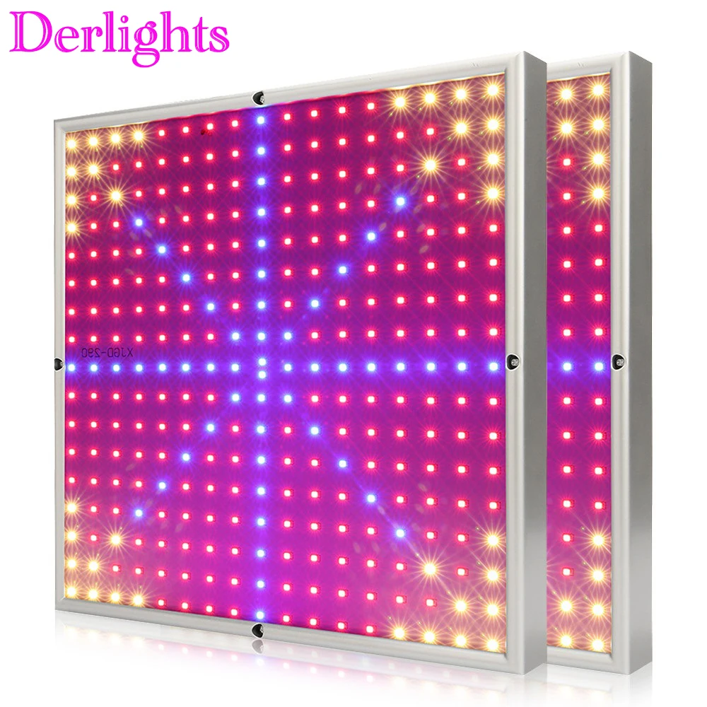 

2PCS 30W LED Grow Panel Light for Indoor Greenhouse Grow Tent Plants Hydroponics Flowering LED Light 290SMD