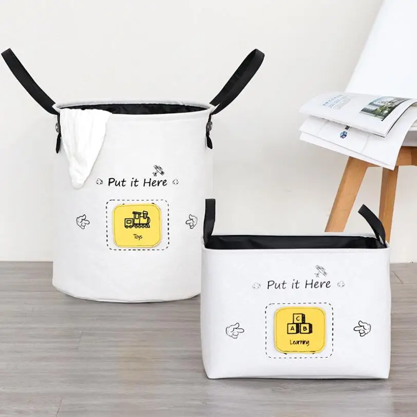 New-Thick-double-layer-labels-Laundry-Hamper-Clothes-Storage-Baskets ...