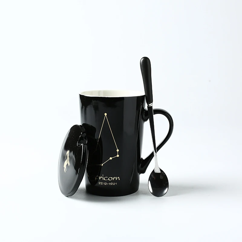 L Tazas de ceramica creativas чайные чашки и блюдца набор кофейных чашек бардак фарфор kubek tasse copos taza kahve fincan takimlari - Цвет: L