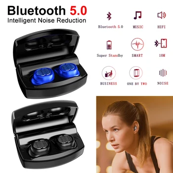

TWS Wireless Large Capacity Bluetooth 5.0 Headset Running Mini Sports Headset