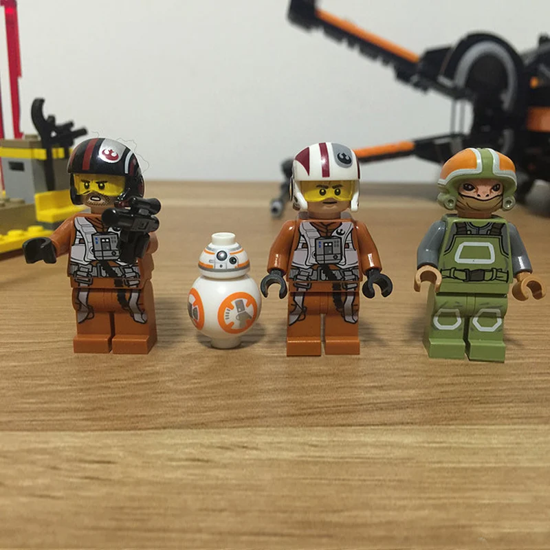 05004 Звездные войны серии первый заказ Poe X-wing Fighter 735 шт модель детские игрушки строительные блоки кирпичи 75102 79209 10466