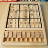Ajedrez Sudoku de madera, números 1 a 9 juegos de escritorio, puzle educativo para niños y adultos ► Foto 3/6