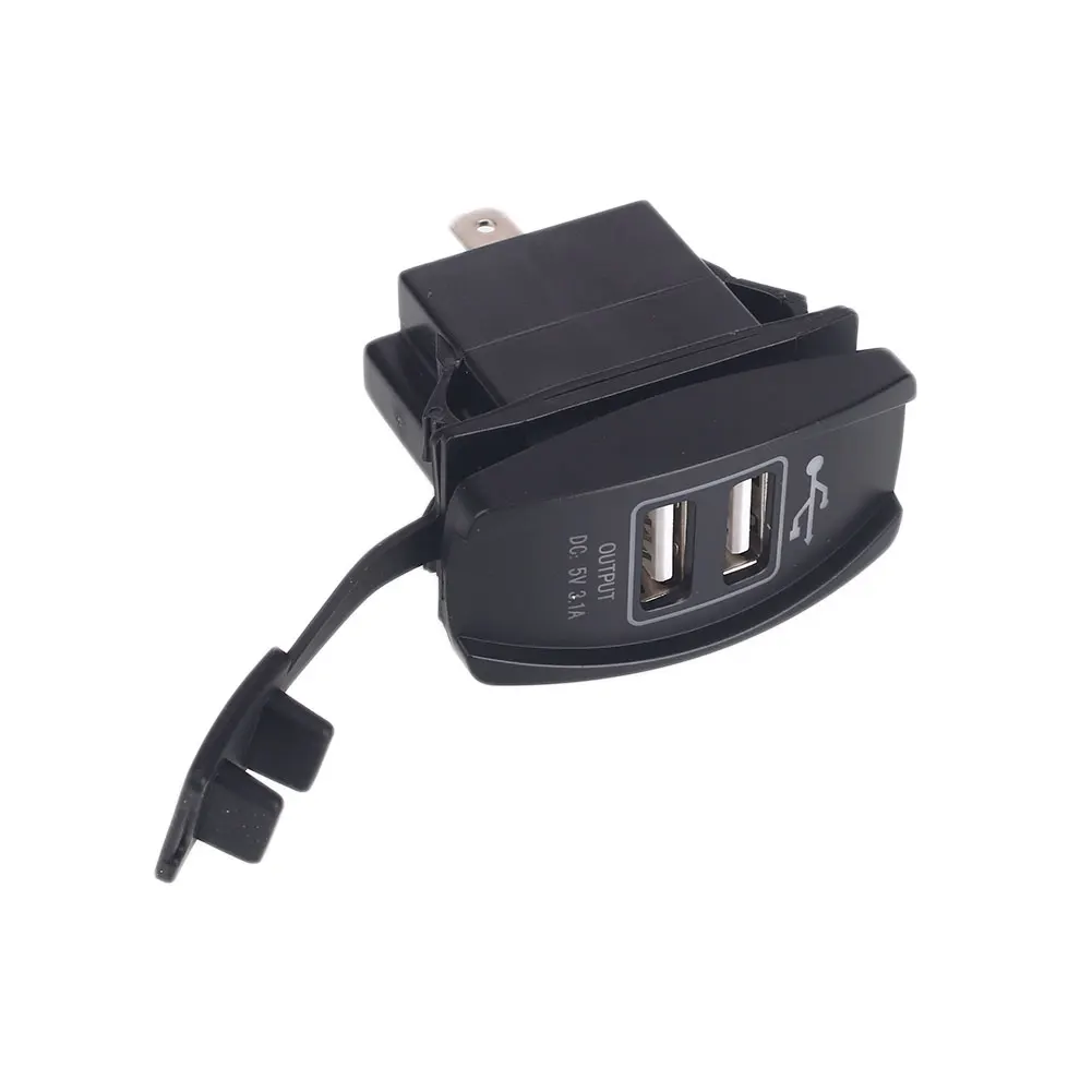 3.1A автомобильное зарядное устройство USB зарядное устройство планшет универсальный 2USB порт Разъем для DC12/24 V