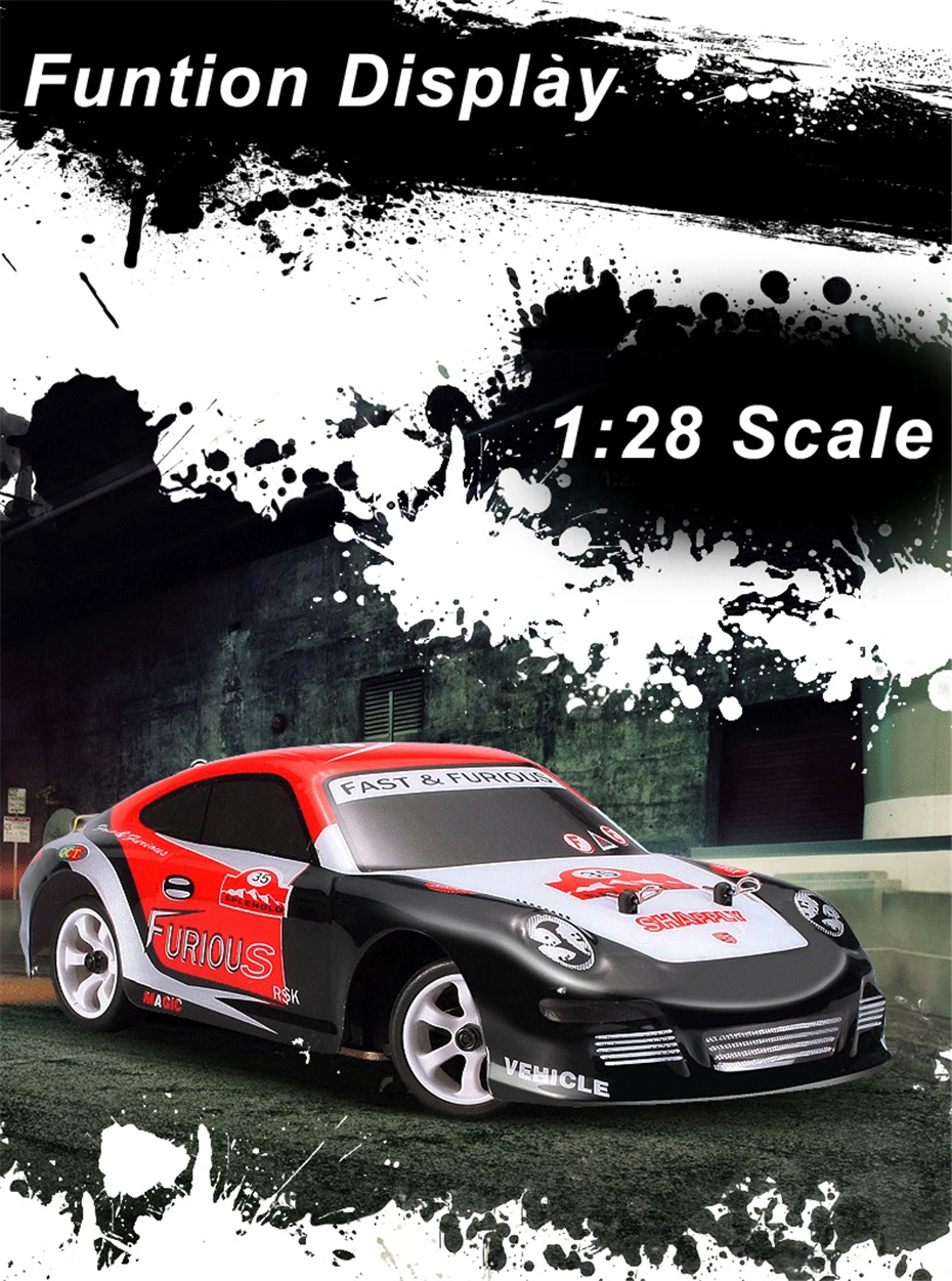 WLtoys 1:28 RTR RC Автомобиль 2,4G 4WD 4 Channles 30 км/ч р/у дрейфующая машинка, гоночный автомобиль K969/K979/K989/K999/P929/P939 6 стилей на выбор