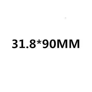 25,4/31,8 мм легкий велосипедный стержень из алюминиевого углеродного волокна, стояк 60 градусов, стержень MTB, велосипедные детали, велосипедные аксессуары - Цвет: 31.8  90mm