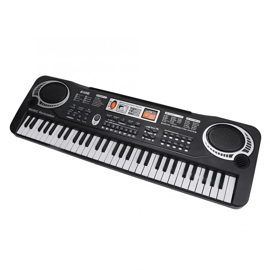 8 ритмов моделирование детское пианино игрушки 61 клавиши клавиатура electone игрушка с микрофоном дети развивающие игрушечные музыкальные инструменты