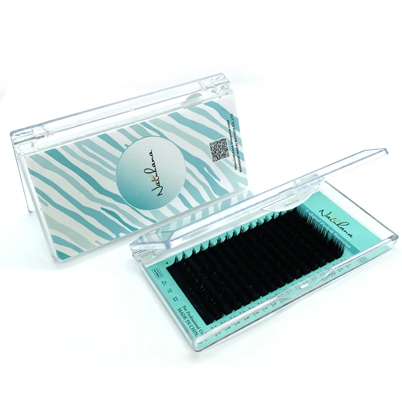NATUHANA L/L+/LC/LD/LU/M Curl Mink Eyelashe Extension Matte Black Individual Classic Eyelashes L Shaped Artificial False Lashes eyelash extensions,fake eyelashes,eyelash extension,eyelash extension lashes,false eyelashes