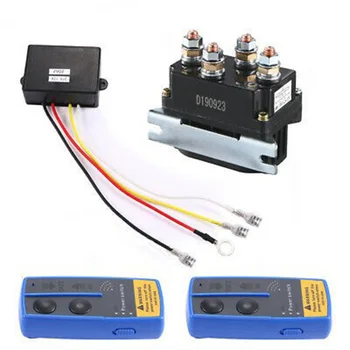 

15W Winch Solenoid Relay W/ 2*Remote Control HD Contactor Winch Control Solenoid Relay