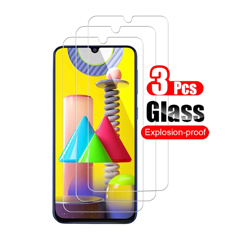 Защитное стекло закаленное 9H 0 26 мм для Samsung Galaxy M31 3 шт.|Защитные стёкла и плёнки| |