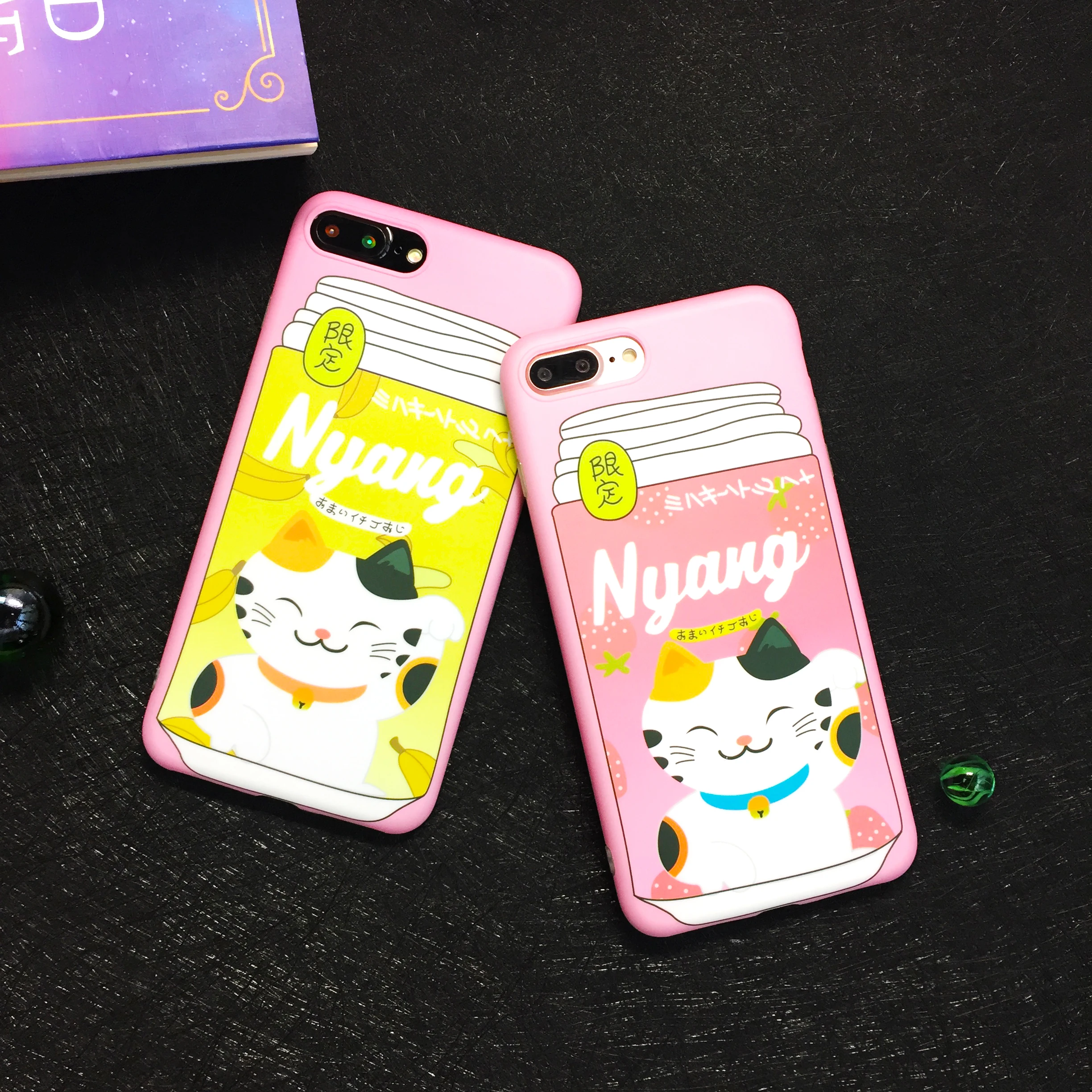 

Lovely Japanese Style Shiba 4 styles Shockproof couple phone case For iphone XR X XS MAX 6 7 8 IMD Shell Phone Case