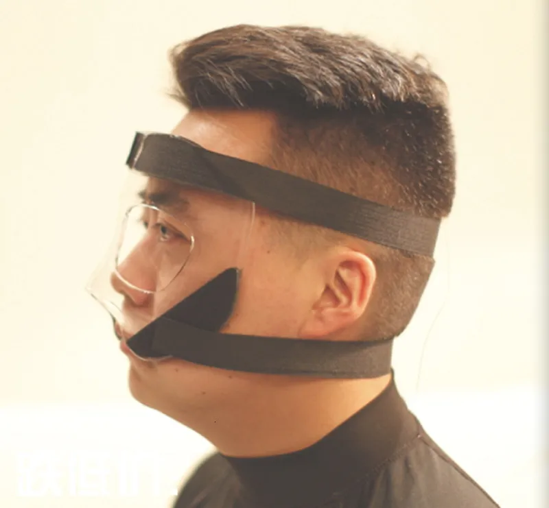Transparent Basketball Protection Full Mask Football Mask Sports Medical Face Nose Eye Cheek Protecting Mask (1)