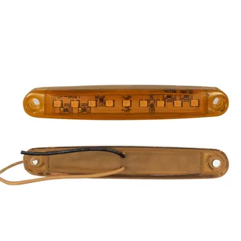 

9 LED Side Marker Light ABS 100x15x13mm Replacement Car Trailer 4-Inch