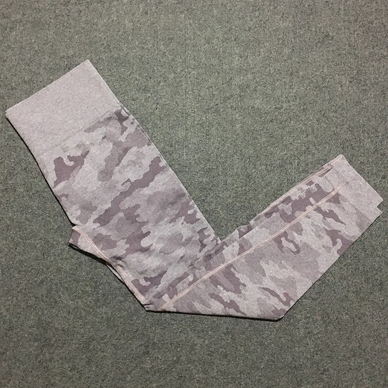 purple camo leggings 3 шт., камуфляжный бесшовный комплект, женские комплекты для спортзала, спортивная одежда, спортивная одежда, комплект для йоги, женская одежда для фитнеса, спортивные Леггинсы и топ, комплект - Цвет: purple camo leggings