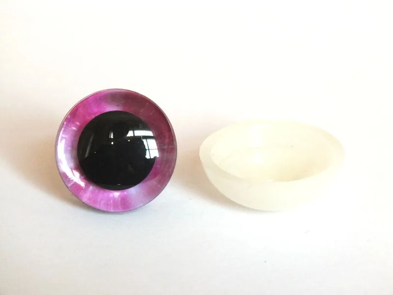 Glass doll eyes,doll eyes,doll eyewear accessories,doll accessories 20pcs 12/14/16/18/20/25/30/35/40mm 3D safety toy eyes Color Doll Eyes DIY + glitter Nonwovens-Can choose size and color
