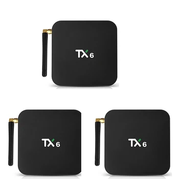 

Tx6 Smart Android 7.1 Tv Box 4G 32G Allwinner H6 Quad Core 2.4G+5G Dual Wifi Bt 4.1 Set Top Box 4K Hd H.265 Media Player Uk Plug