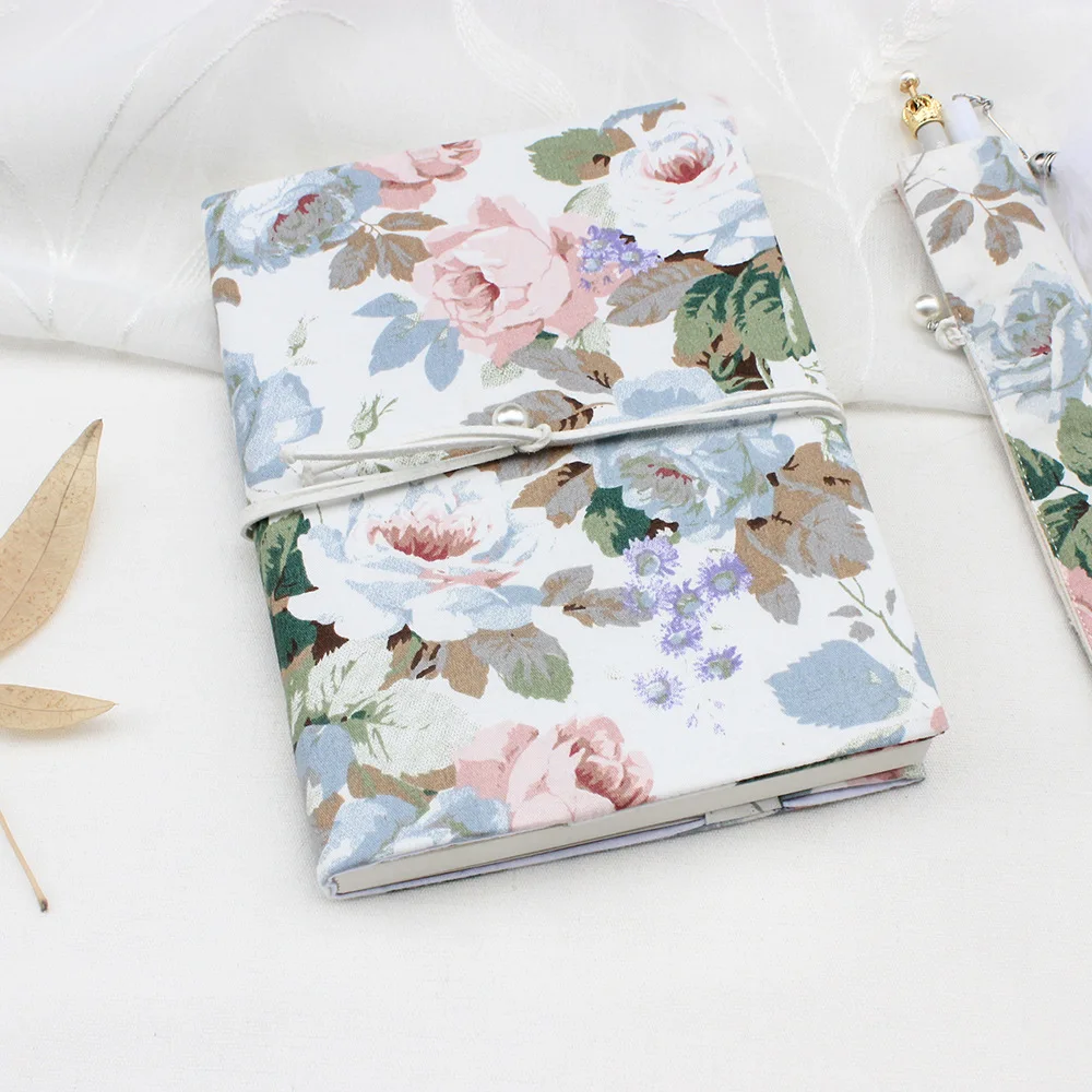 [Qian li] Handmade bu shu tao Laptop Fabric Cover PDA Pens Set for A5A6 Book Wrapping Cover Currently Available