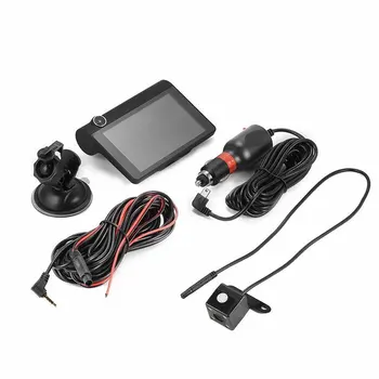 

New 4 Inch Dual Lens Hd 1080P Car Dvr Camera Recorder Rear View Camera Video Board Sensor G High-definition Video
