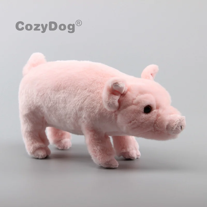 Pink Pig 36cm Плюшевые игрушки кукла чучела свинья Пингвин Ленивец носорог кенгуру Птица Животные игрушки 23-36 см kawaii фигурки подарок для детей - Цвет: Pink Pig 36cm