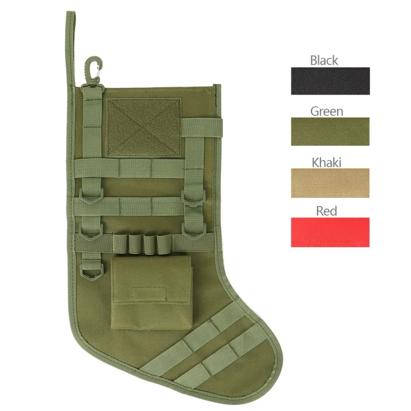 

Handing MOLLE Christmas Stocking Bag (Tactical) Dump Drop Sack Utility Storage Bag EDC Organizer Pack Hunting Magazine Pouches