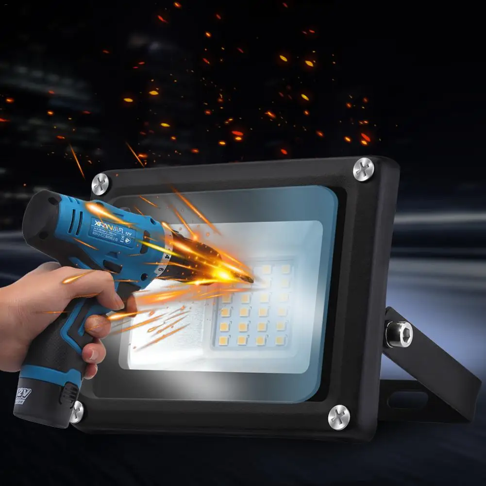 Новое поступление прожектор Рабочая лампа 20W 12 V-24 V 3000 К с теплым белым светом водонепроницаемая лампа омывающего света для сада архитектурный фрески