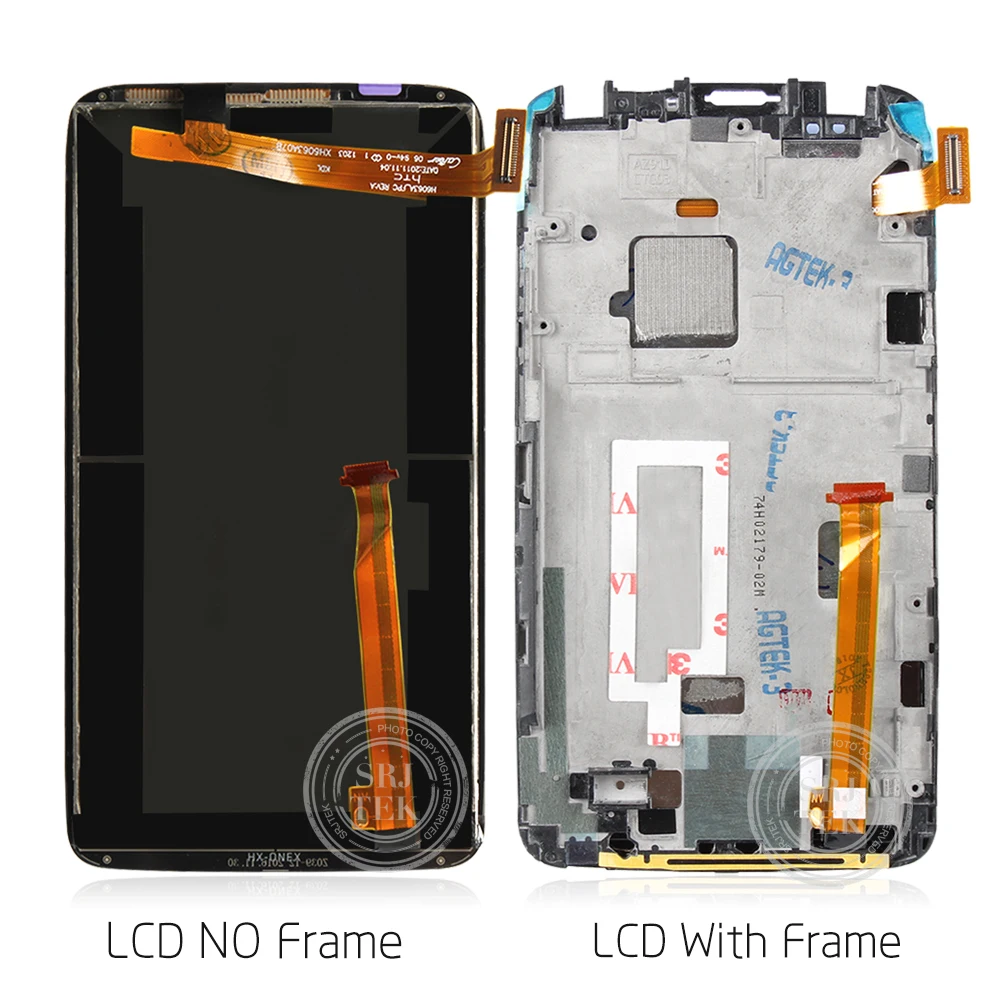 Srjtek экран для HTC One X S720e LCD сенсорный G23 дисплей дигитайзер сенсор в сборе с рамкой
