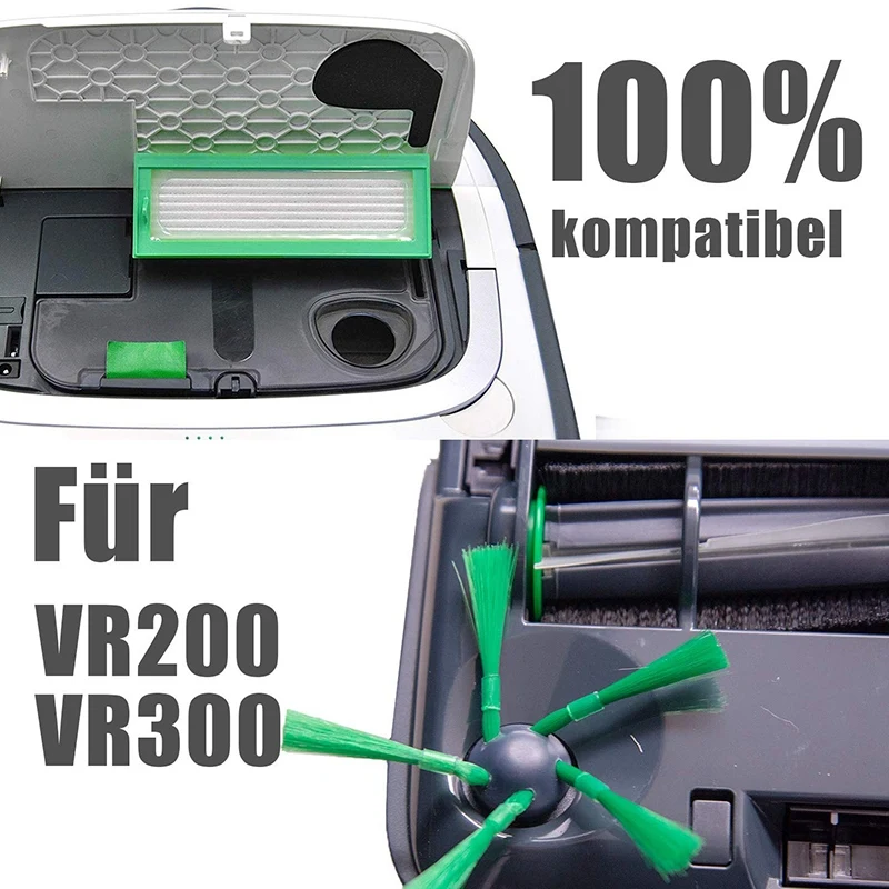 6 шт. аксессуаров/запасных частей для Vorwerk kobard VR200, комплекты сменных деталей для Vorwerk kobard VR200 пылесос