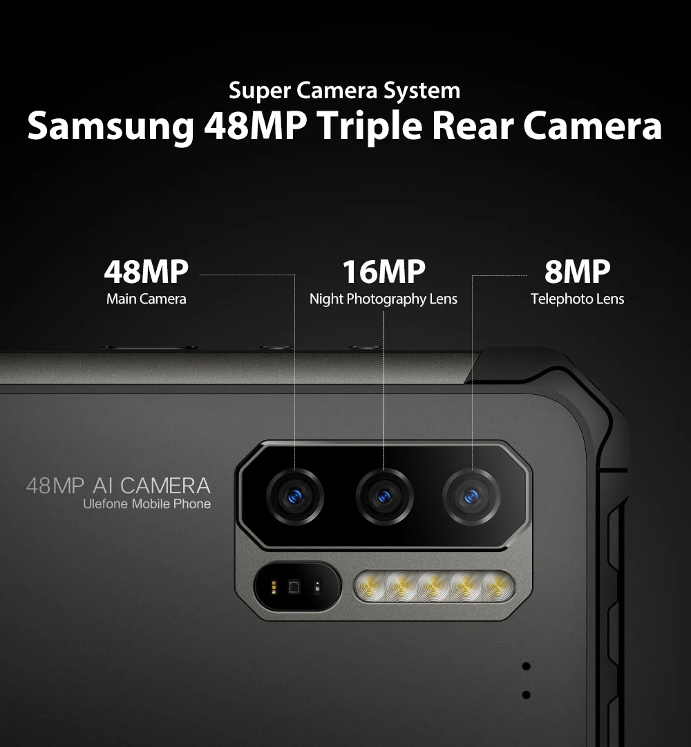 Ulefone Armor 7 8 ГБ 128 Гб мобильный телефон Android 9,0 Helio P90 Восьмиядерный 4G LTE 48MP камера Bluetooth 5,0 функция распознавания лица Беспроводная зарядка 4G