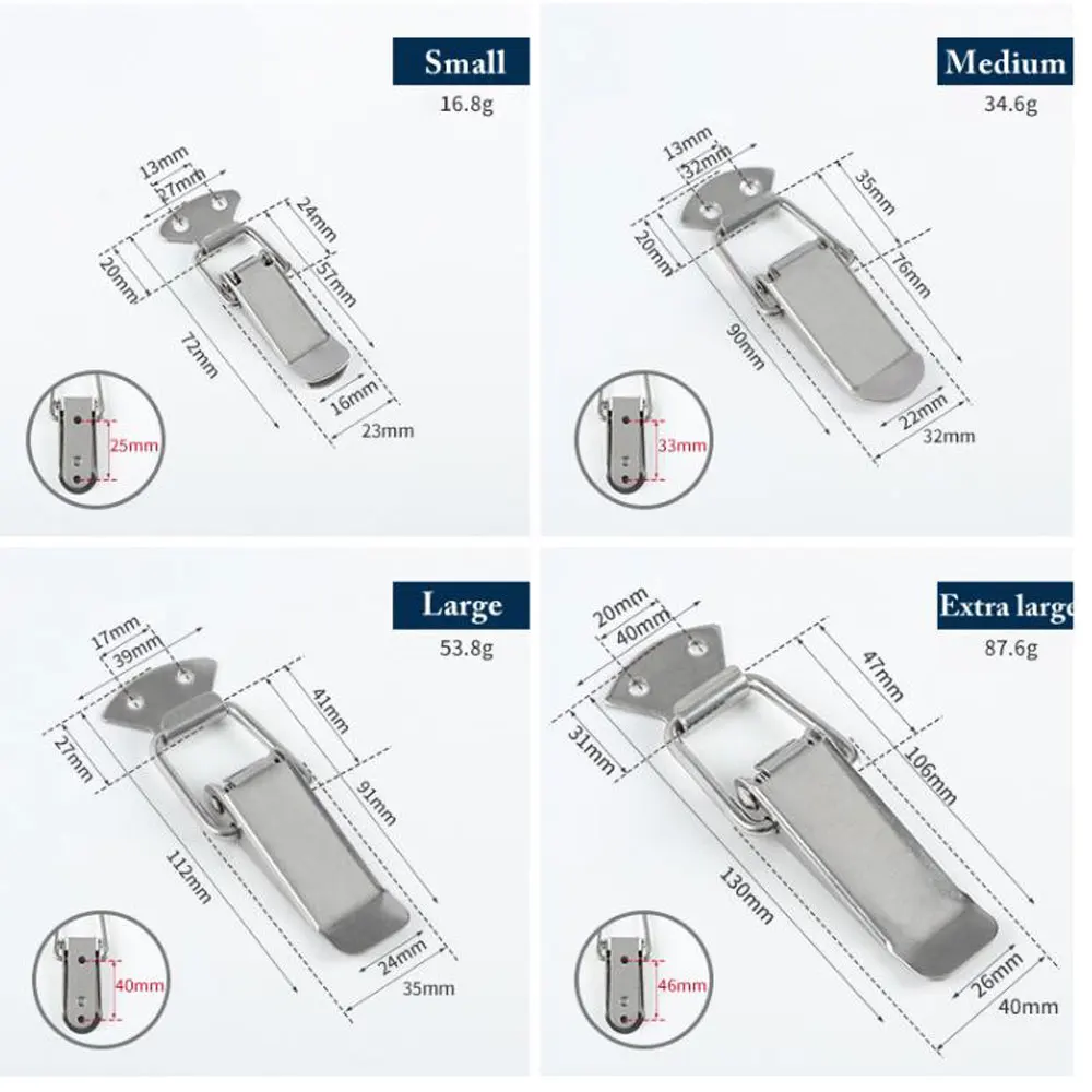 Buckle Clamp Small Duckbill Spring Buckle Toolbox Lock