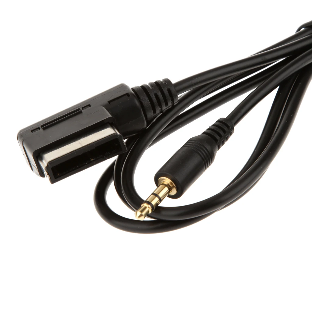 AMI MDI MMI to MP3 Music Interface Car Aux-in Adapter Cable for AUDI A8 Black