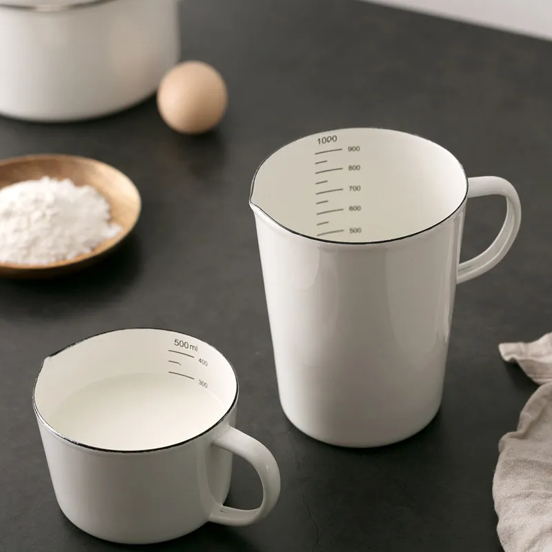 

Enamel Mug with handgrip coffee mug handmade high quality