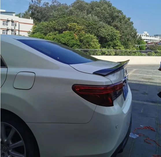 Для TOYOTA Mark X Reiz COROLLA спойлер R Стиль углеродного волокна материал заднего крыла крыло 2010- 2011 2012 2013